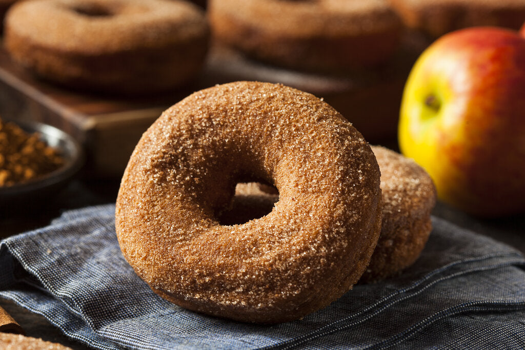 Apple Cider Donuts Made With Dash Donut Maker